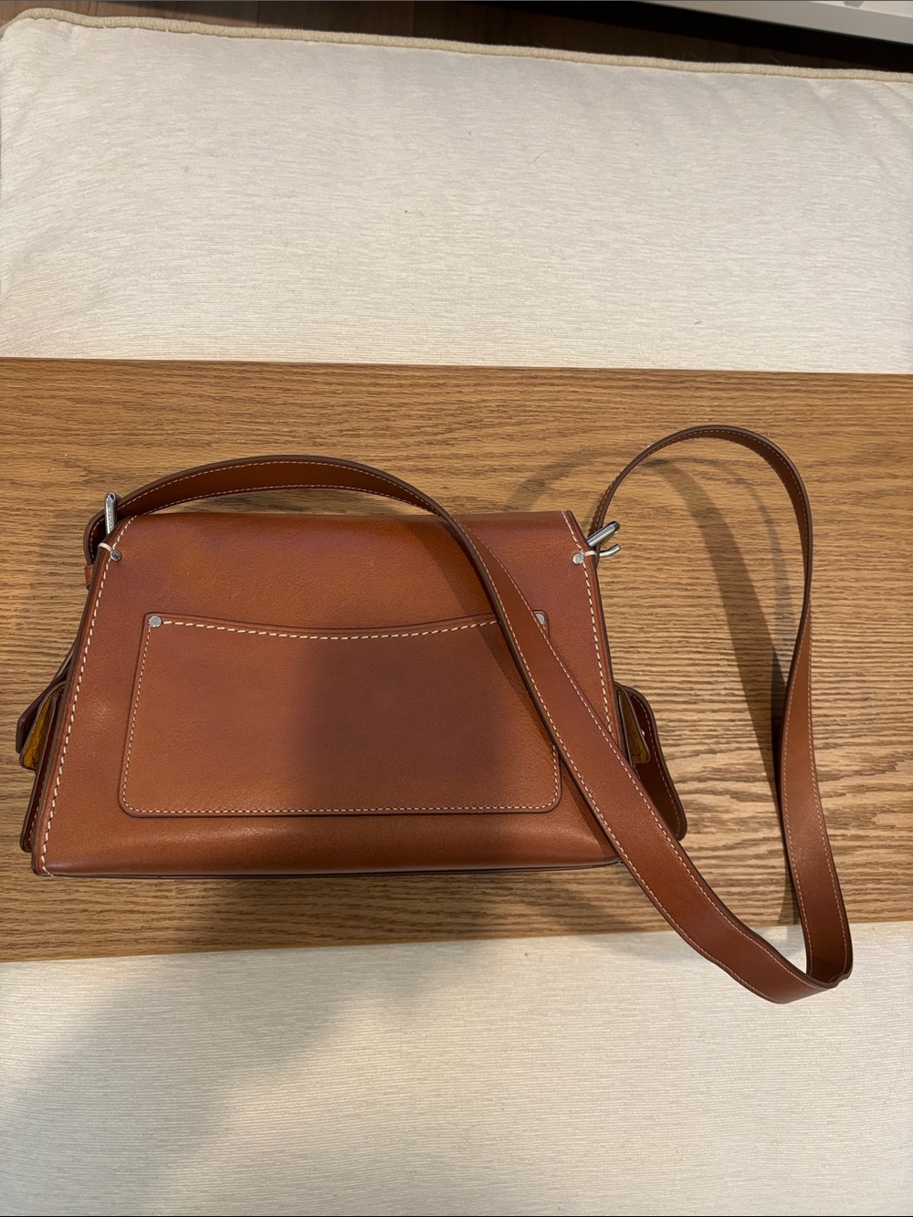 Gently used Coach Western Tabby brown leather shoulder/crossbody bag - Picture 2 of 6
